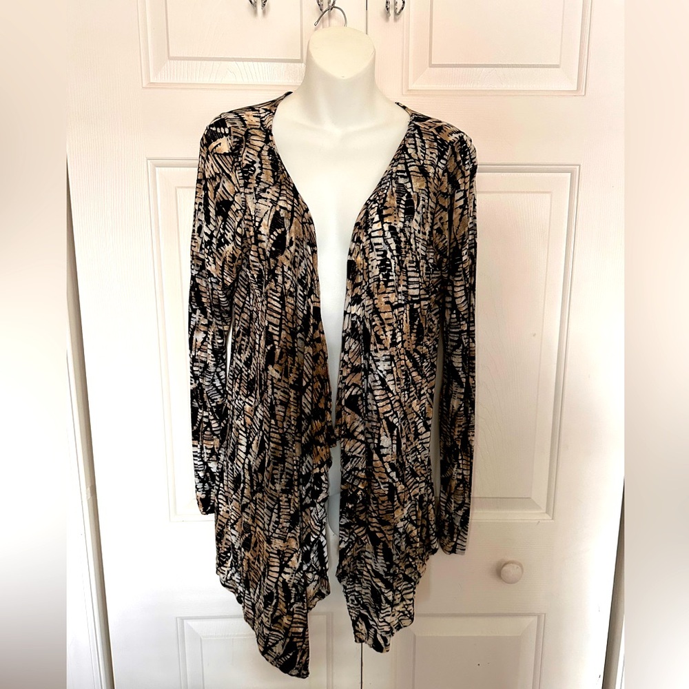 Santiki Long Sleeve Drape front Jacket/Cardigan